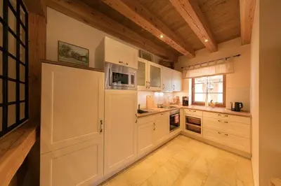 Küche/Küchenzeile in der Unterkunft Chalets zum Ilsetal, Carl-Lambrecht-Chalet