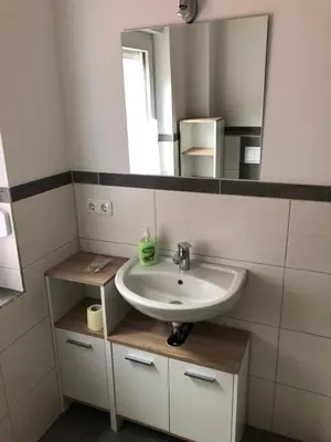 Ein Badezimmer in der Unterkunft kleiner vampir
