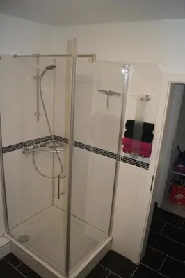 Ein Badezimmer in der Unterkunft Wurmberg-Hütte