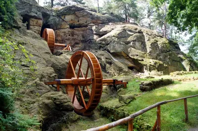 Naturlandschaft in der Nähe der Ferienwohnung