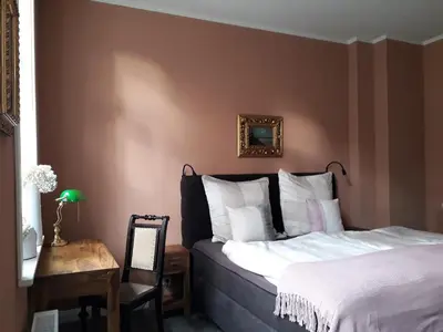 Ein Bett oder Betten in einem Zimmer der Unterkunft Apartment Zeitreise