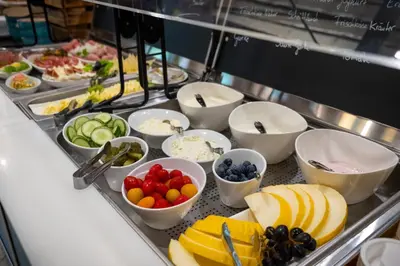 Essen im Hotel oder in der Nähe