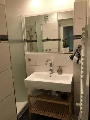 Ein Badezimmer in der Unterkunft Hahnenklee Ferienpark 1-411