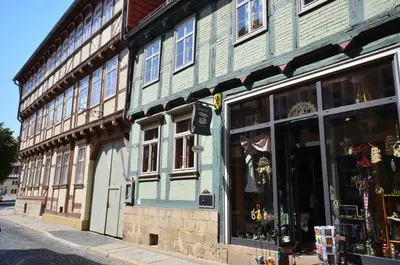 Das Gebäude in dem sich die Ferienwohnung befindet
