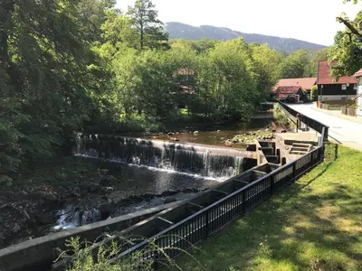 Naturlandschaft in der Nähe des Chalets