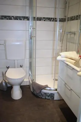 Ein Badezimmer in der Unterkunft Ferienwohnung Lia