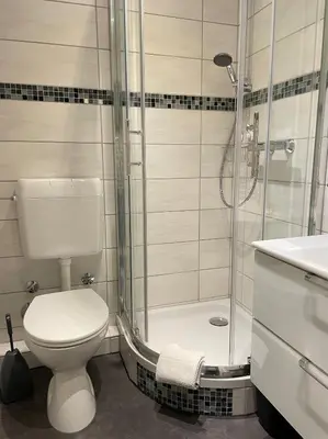 Ein Badezimmer in der Unterkunft Ferienwohnung Lia