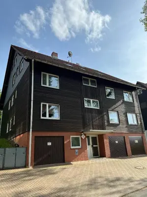 Das Gebäude in dem sich die Ferienwohnung befindet