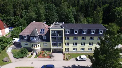 Das Gebäude in dem sich das Hotel befindet
