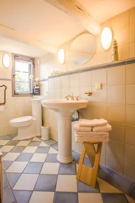 Ein Badezimmer in der Unterkunft Prinzessinnenturm