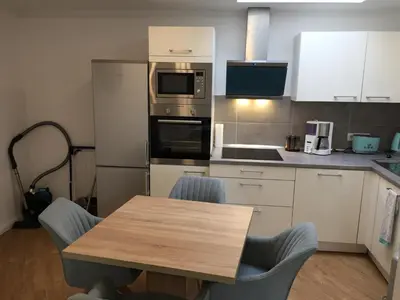 Küche/Küchenzeile in der Unterkunft Apartment der Entspannung