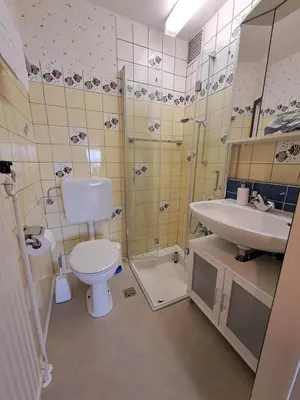 Ein Badezimmer in der Unterkunft Wohnen wie bei Freunden