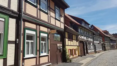 Das Gebäude in dem sich die Ferienwohnung befindet