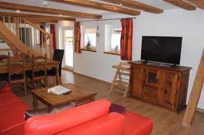 TV/Unterhaltungsangebot in der Unterkunft Ferienwohnung Altstadtidylle 2