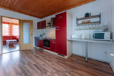 Küche/Küchenzeile in der Unterkunft Apartments Carmen-Braunlage