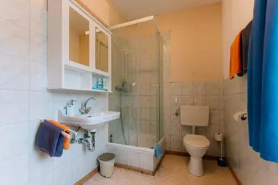 Ein Badezimmer in der Unterkunft Apartments Carmen-Braunlage