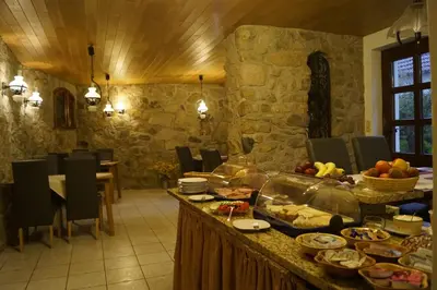 Essen in der Pension oder in der Nähe
