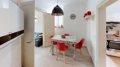 Küche/Küchenzeile in der Unterkunft Ihr Zuhause am Jakobikirchhof
