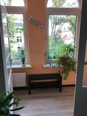 Ein Garten an der Unterkunft Ferienwohnung Bornemann