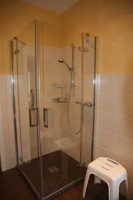 Ein Badezimmer in der Unterkunft Ferienwohnung Bornemann