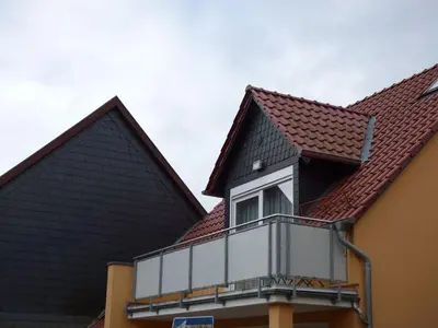 Das Gebäude in dem sich die Ferienwohnung befindet