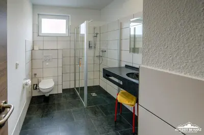 Ein Badezimmer in der Unterkunft Auszeit-im-Harz Haus 6 Wohnung 3