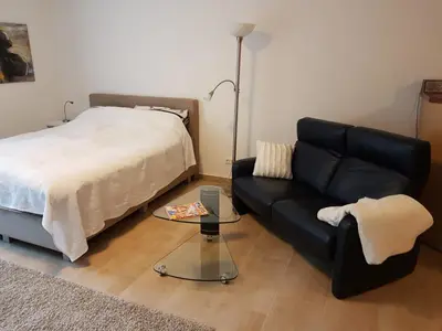 Ein Bett oder Betten in einem Zimmer der Unterkunft Hexen-Suite