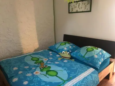 Ein Bett oder Betten in einem Zimmer der Unterkunft Villa Windschief