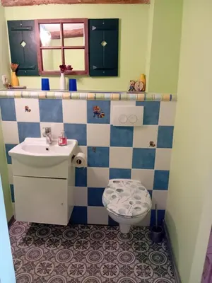 Ein Badezimmer in der Unterkunft Villa Windschief