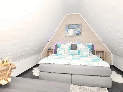 Ein Bett oder Betten in einem Zimmer der Unterkunft Garden Escape in Wernigerode