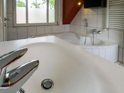 Ein Badezimmer in der Unterkunft Ferienhaus Holtemme in Wernigerode