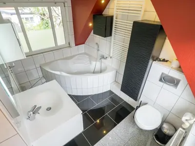 Ein Badezimmer in der Unterkunft Ferienhaus Holtemme in Wernigerode