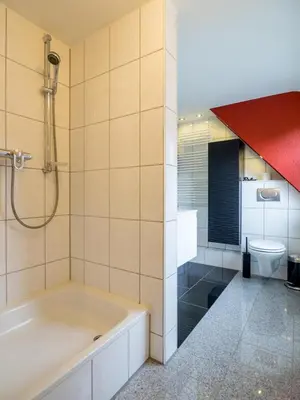 Ein Badezimmer in der Unterkunft Ferienhaus Holtemme in Wernigerode