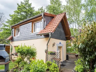 Ein Garten an der Unterkunft Ferienhaus Holtemme in Wernigerode