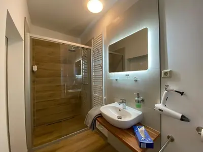 Ein Badezimmer in der Unterkunft Hotel Wappenhof