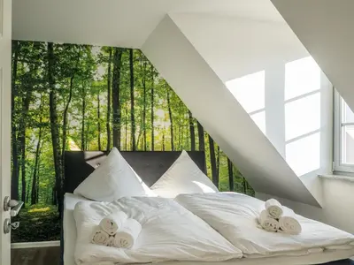 Ein Bett oder Betten in einem Zimmer der Unterkunft City Apartment über Wernigerode