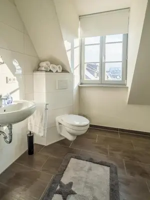 Ein Badezimmer in der Unterkunft City Apartment über Wernigerode