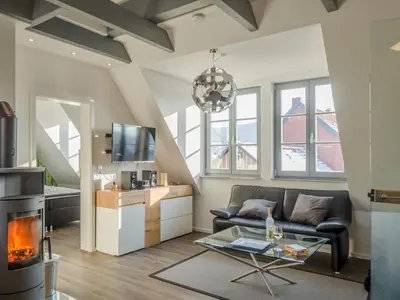 TV/Unterhaltungsangebot in der Unterkunft City Apartment über Wernigerode