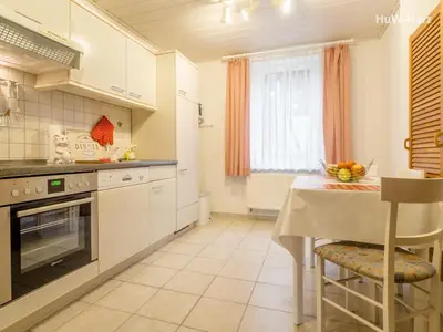 Küche/Küchenzeile in der Unterkunft Ruhiges Apartment am Waldrand mit Schlossblick