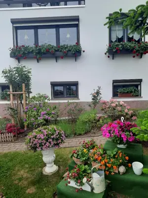 Ein Garten an der Unterkunft Ferienwohnung 