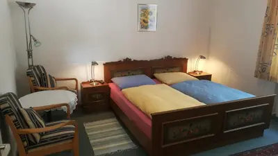 Ein Bett oder Betten in einem Zimmer der Unterkunft Hotel Hecker