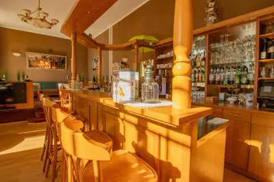 Lounge oder Bar in der Unterkunft Ferien Hotel Villa Südharz