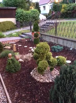 Ein Garten an der Unterkunft Ferienhaus Greiling