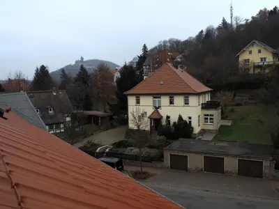 Das Gebäude in dem sich die Ferienwohnung befindet