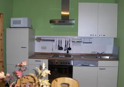Küche/Küchenzeile in der Unterkunft Ferienhaus Bein