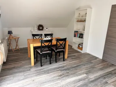 Die Bibliothek in der Ferienwohnung