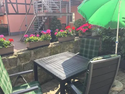 Ein Garten an der Unterkunft Apartment mit Terrasse No1
