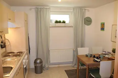 Küche/Küchenzeile in der Unterkunft Ferienwohnung Villa Helene