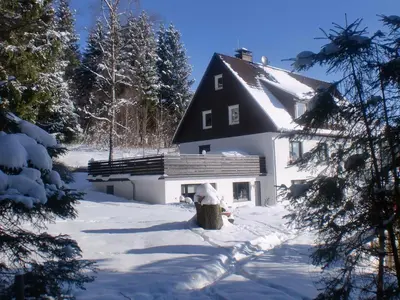 Pension Haus am Wald im Winter