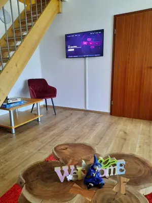 TV/Unterhaltungsangebot in der Unterkunft Ferienwohnung Bodehexe 2